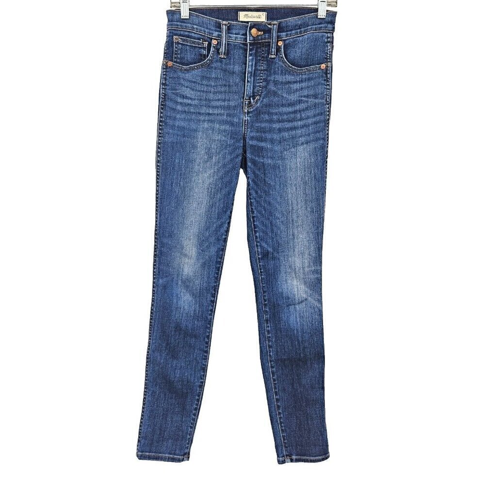 Madewell 10" High Rise Skinny Jeans Medium Wash Women’s Size 26 Classic Denim